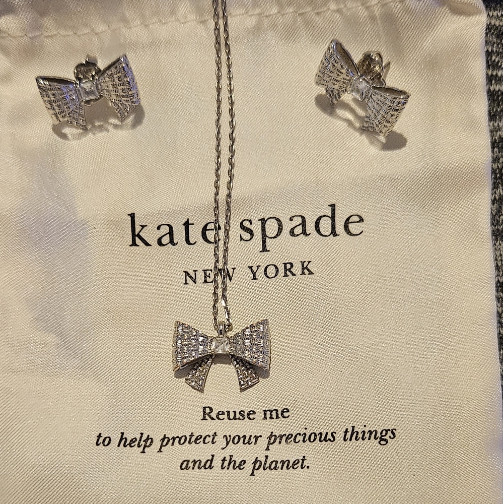 Kate Spade necklace and earring set..